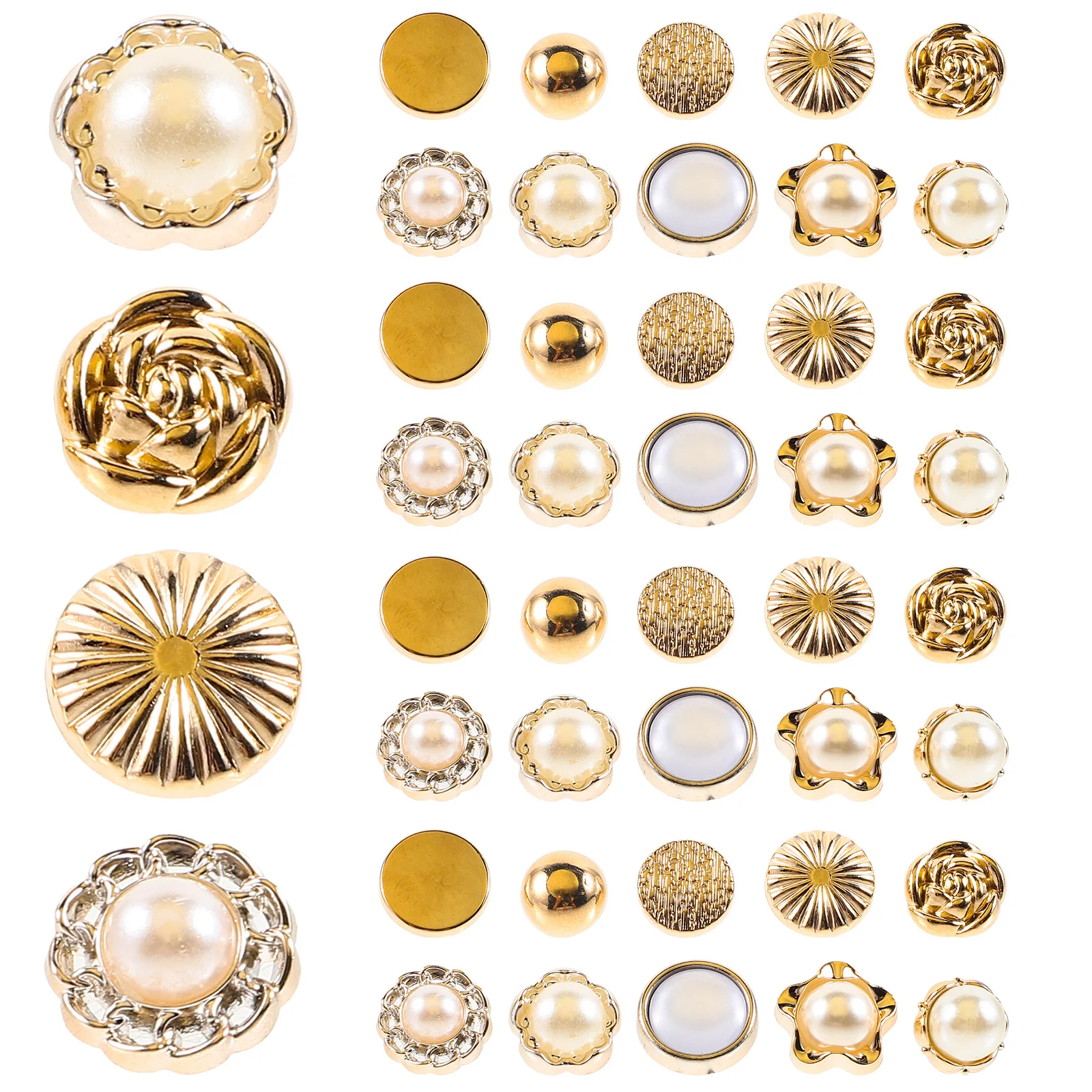 

100Pcs Decorative Resin Button Set DIY Sewing Buttons for Garments Shirts Jackets Sweaters Stylish Replacement