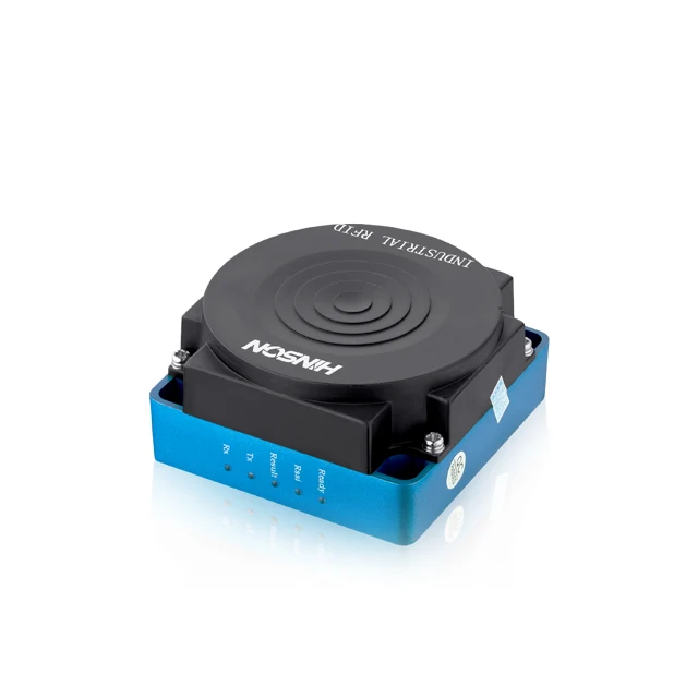 Leitor RFID Hinson de alto desempenho IP54 ISO15693 com sensor de posição 4Byte 8Byte 3m/s Excelente desempenho de custo