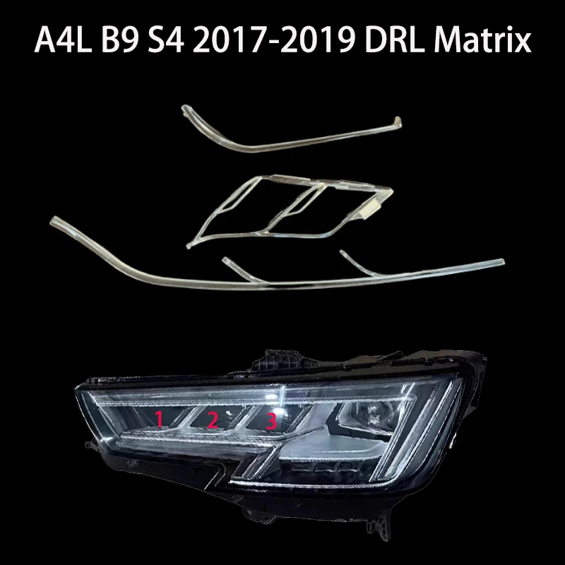 

Light Guide Plate Light Guide Tube Daytime Running Light Guide Angel Eye for Audi A4L B9 S4 2017-2019 Car Matrix Headlight DRL