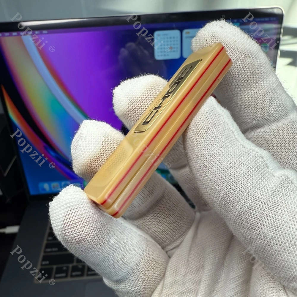 LAUTIE Choc Fatto a mano Personalizza Shell Cursore meccanico Giocattolo da scrivania Fidget Slider Giocattoli antistress Gadget fantastici Giocattoli per l'ansia