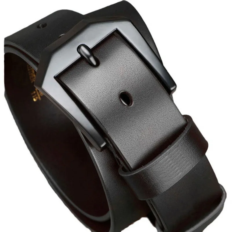 Authentic Men Belt Copper Automatic Buckle Fashionable Casual Style Business Versatile Simple High-end Feel belts for women image 5