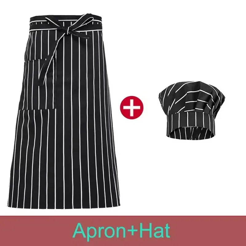 Food Service Kitchen Suit Hotel Chef Apron Cooking Cap Restaurant Cook Work Pinafore Bakery Cafe Waiter/Waitress Work Uniform