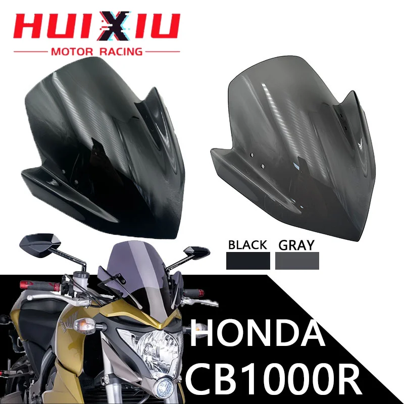 Für HONDA CB1000R CB 1000R 2008 2009 2010 Motorrad Sport Windschutzscheibe Windabweiser Kit Deflektor Verkleidung Schutzschild