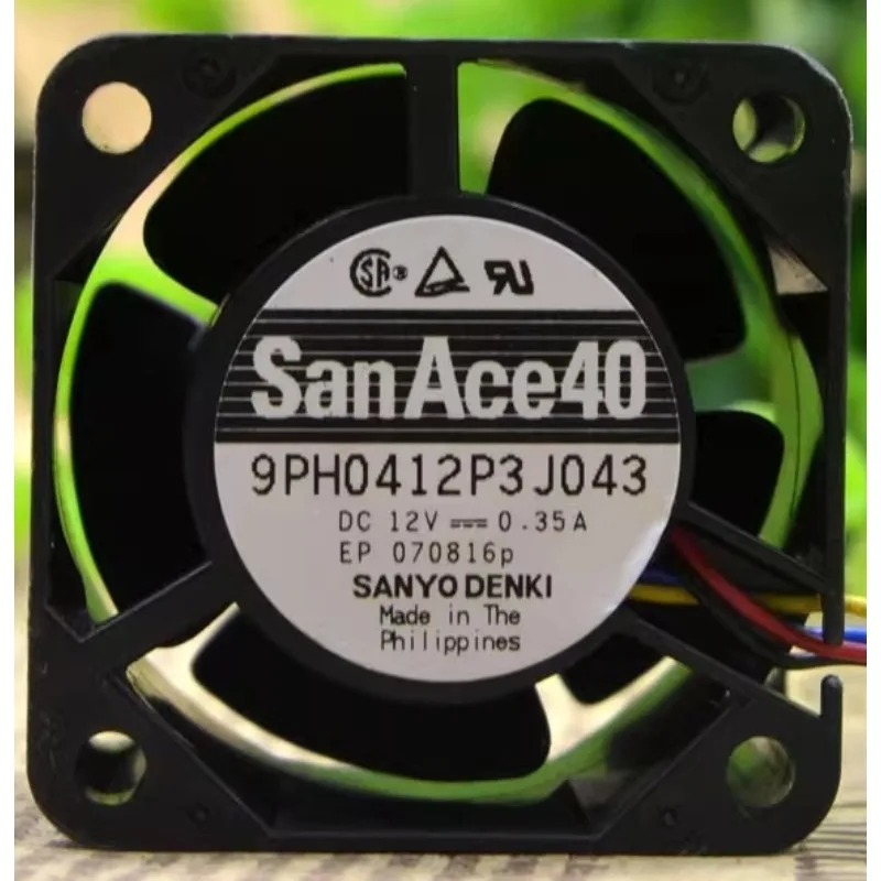 

Новый вентилятор-кулер для SANYO 9ph0412p3j033 4028 12 В 0,35 А 4 см, вентилятор с контролем температуры сервера 40*40*28 мм