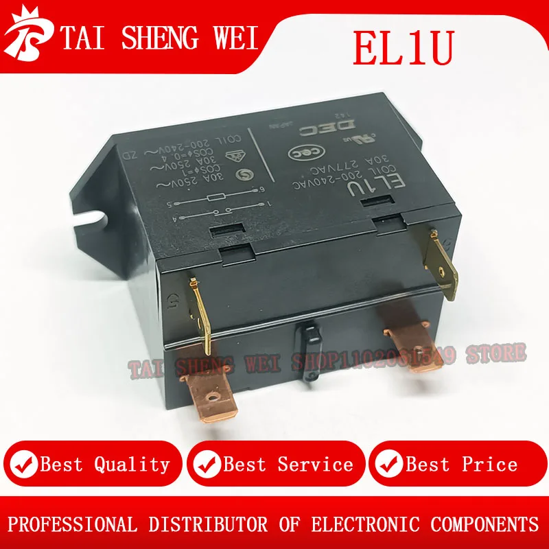 EL1U 30A 277VAC 200-240VAC new original  high power relay Air conditioning compressor contactor