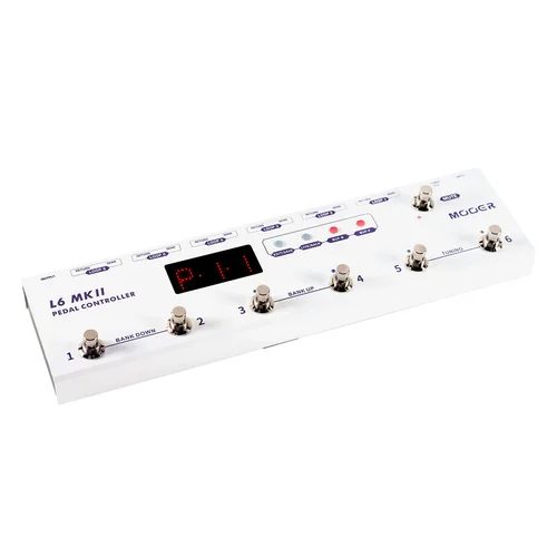 Mooer PCL6-MKII Pedal Controller Loop 6, mit Tuning-Funktion – Gitarren-Performance-Tool