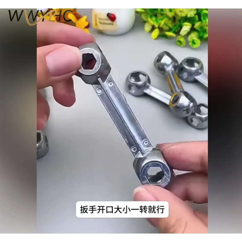 Suitable for Bone Wrench Hexagonal Screw Tool Portable Ten-in-one Bicycle Hexagonal Sleeve Small Wrench