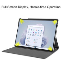 Case for Microsoft Surface Pro 11 10 9 Cover 2024 13 Inch Flip Stand Hard PC Back Tablet for Microsoft Surface Pro 11 10 9