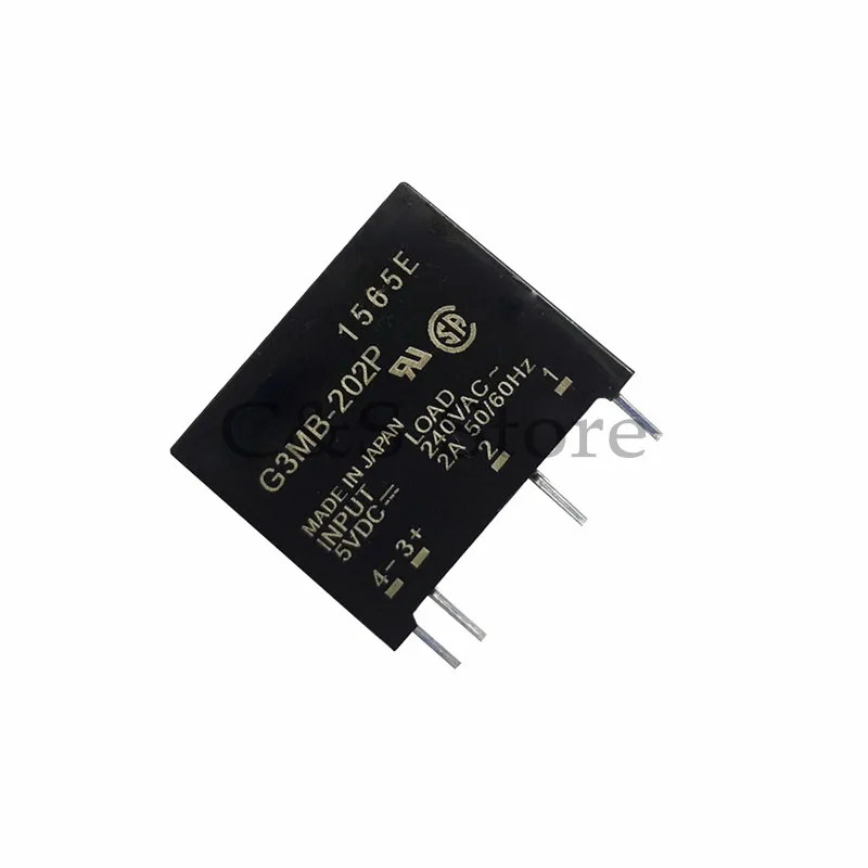 1pcs Solid state relay G3MB-202P-5VDC G3MB-202P-5V G3MB-202P DC-AC PCB SSR In 5VDC,Out 240V AC 2A