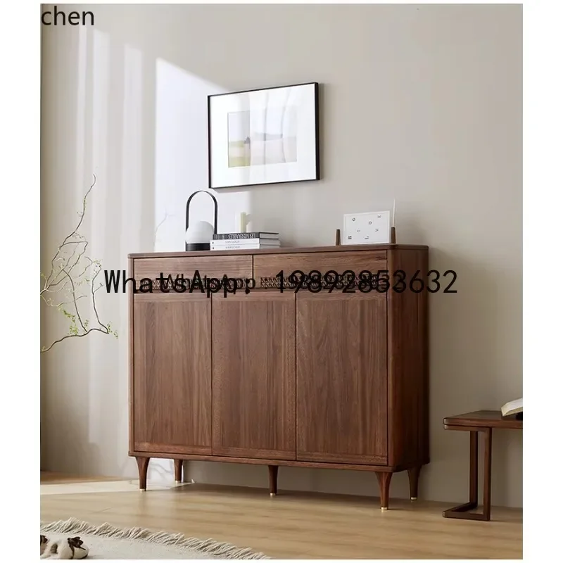 

X5-1 solid wood shoe cabinet three doors/two doors storage cabinet entrance entrance entrance living room locker