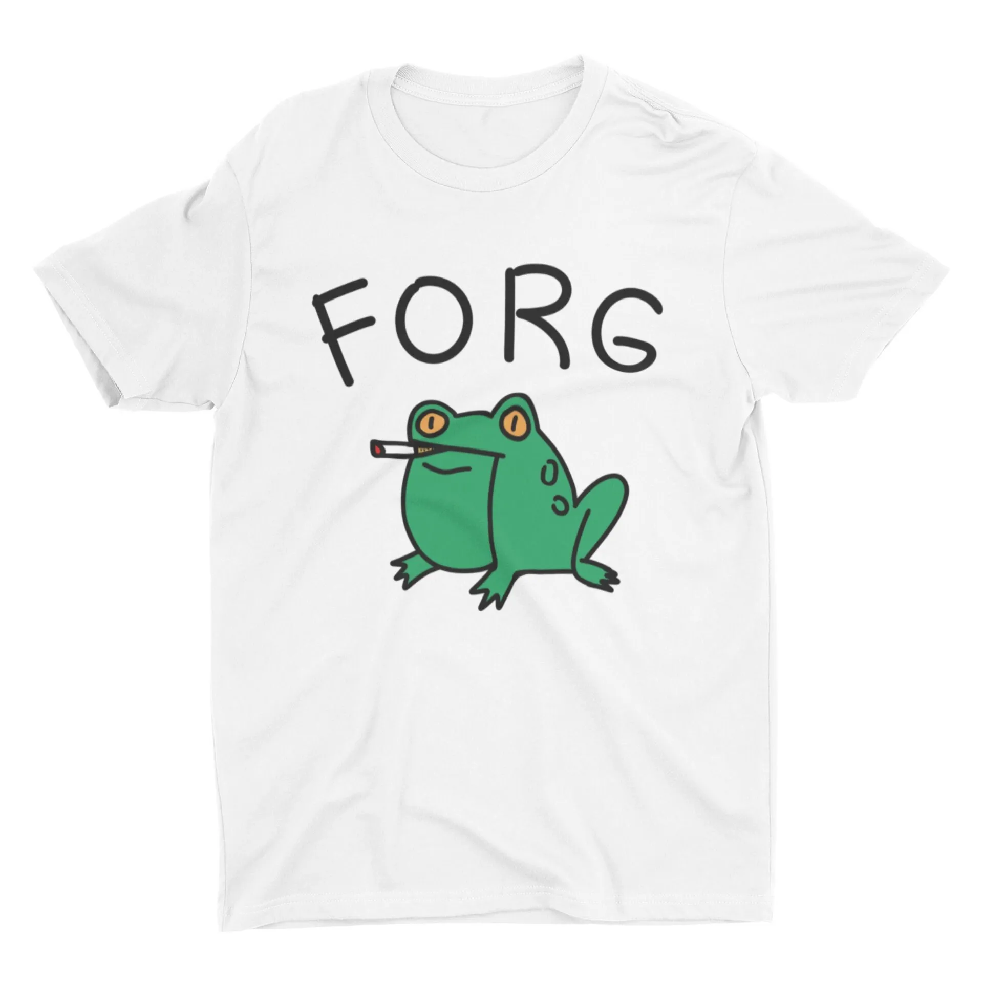 Forg Funny T Shirt Sarcastic Oddly Specific Frog Meme Ironic Novelty Gag For Friend Satire