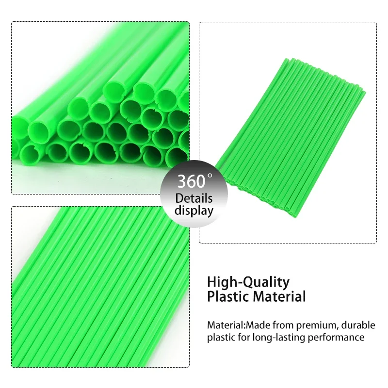 أجزاء أدوات الدراجات النارية البلاستيك تكلم حافة يغطي لعجلة الدراجة الترابية تكلم جلود حامي يلتف عدة موتوكروس الملحقات