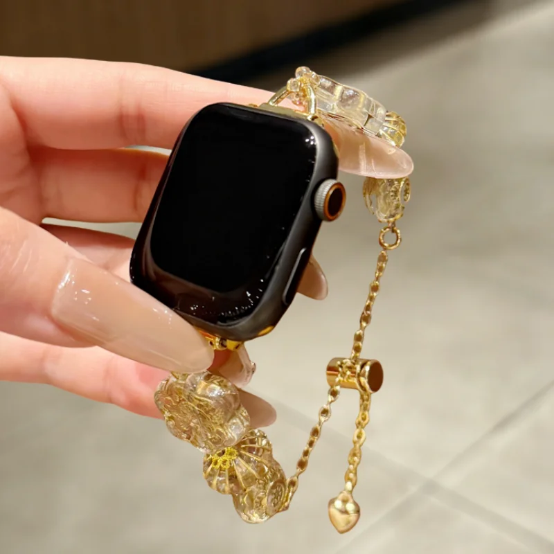 

Retro luxury style watch strap compatible with iWatch watch strap 38mm 40mm 41mm 42mm 44mm 45mm 49mm fashionable handmade watch