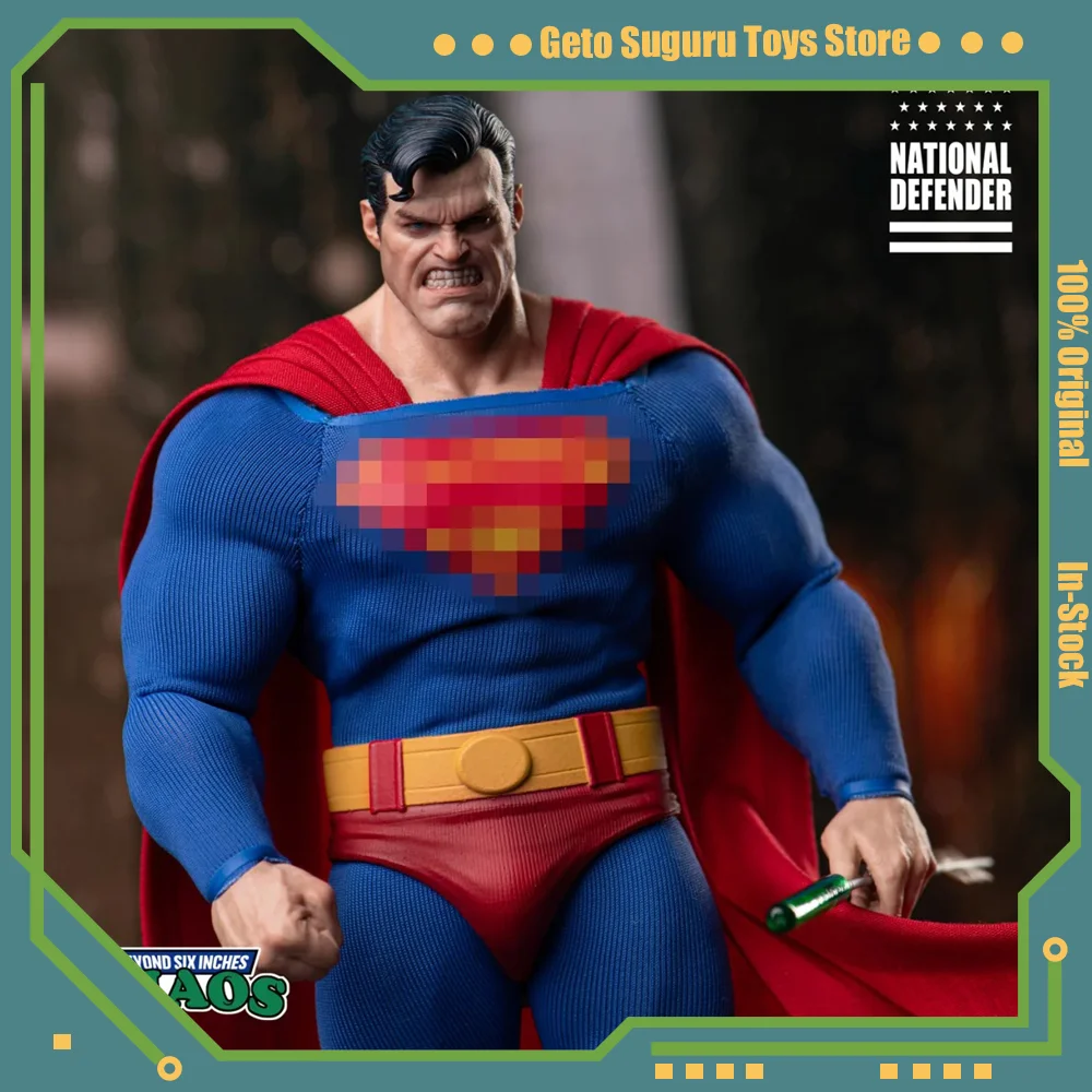 

CHAOS No.001 1/12 SuperMan National Guardian Ambassador Super Hero Full Set 6-inches Action Figure Anime Model Collection Gifts