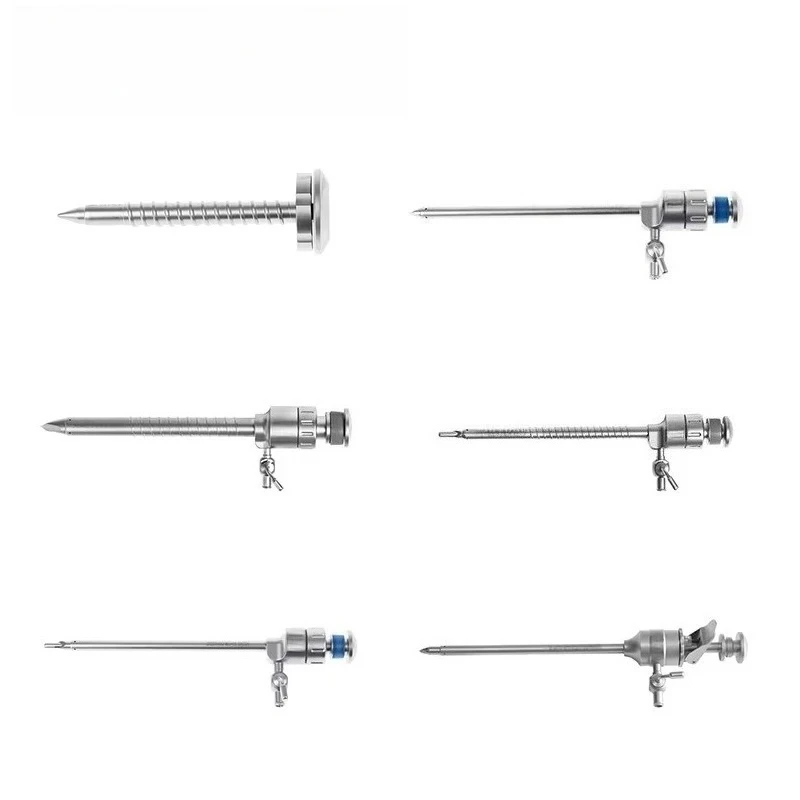 Reusable Laparoscopic Trocar 3mm 5.5mm 10.5mm 12.5mm Minimally Invasive Surgical Instrument