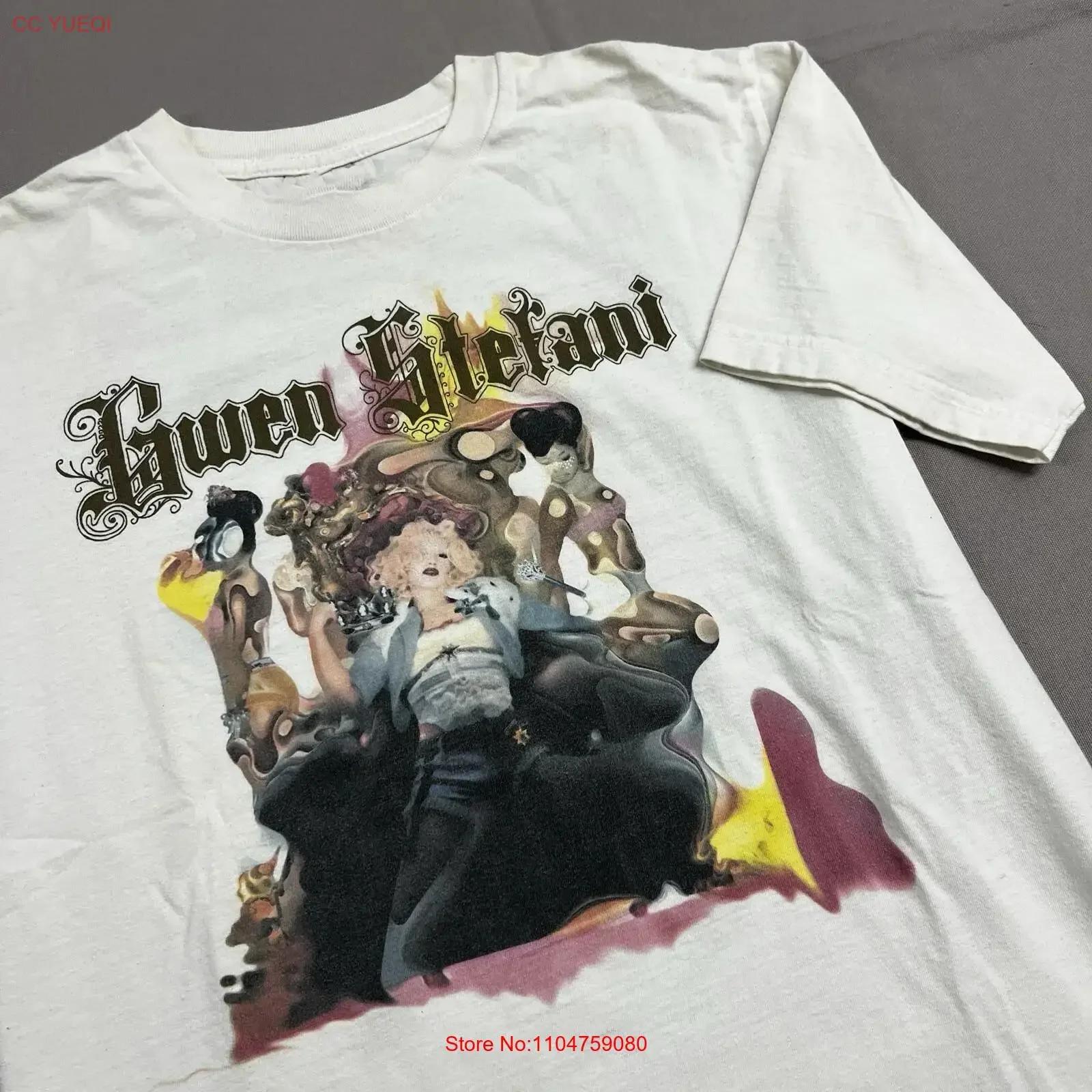 HARAJUKU LOVERS Gwen Stefani T Shirt Classic White S 5XL 1G0451 vintage Washed fashion Stretched streetwear Stylish Soft