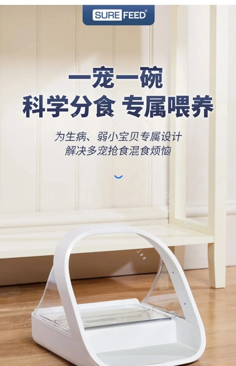 Smart Chip Recognition Induction Multi-c At Automatic Feeder Wet Food Preservation Pet C At Bowl Insect Control