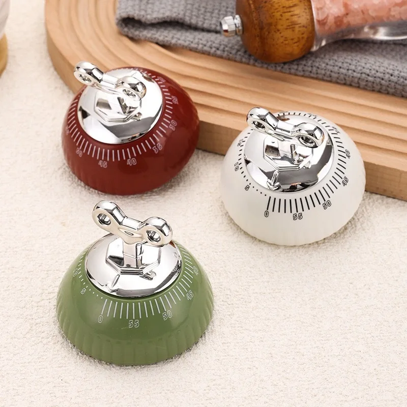 Magnetic Mechanical Kitchen Timer 60 Minute Loud Alarm No Battery for Cooking