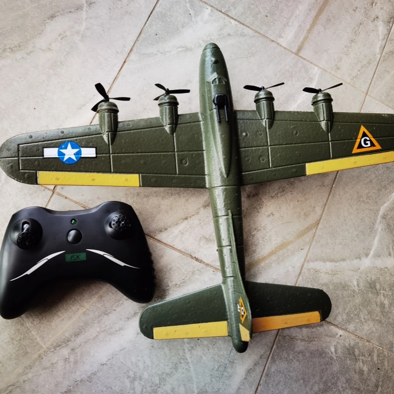 

In Stock Csoc Remote-Controlled Aircraft Light B17 Fx817 Drop-Resistant Fixed-Wing Glider Foam Aircraft Rc Airplane Planes Gift