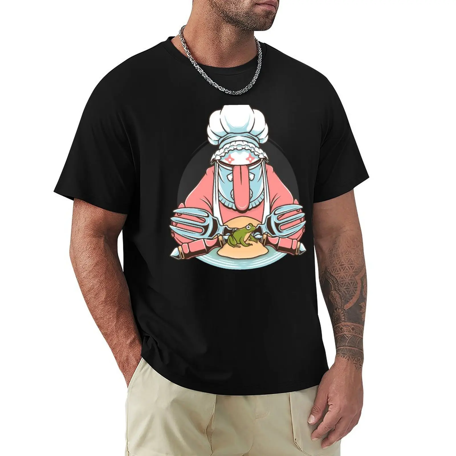 Camiseta Strange Gourmand, ropa de gimnasio, camiseta transpirable de manga corta