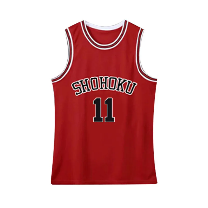 Anime Slam Dunk Shohoku 10 Jersey Vest 3D Print Summer Men Women Outdoor Basketball Uniform Top kid Sleeveless Tank Top Clothing