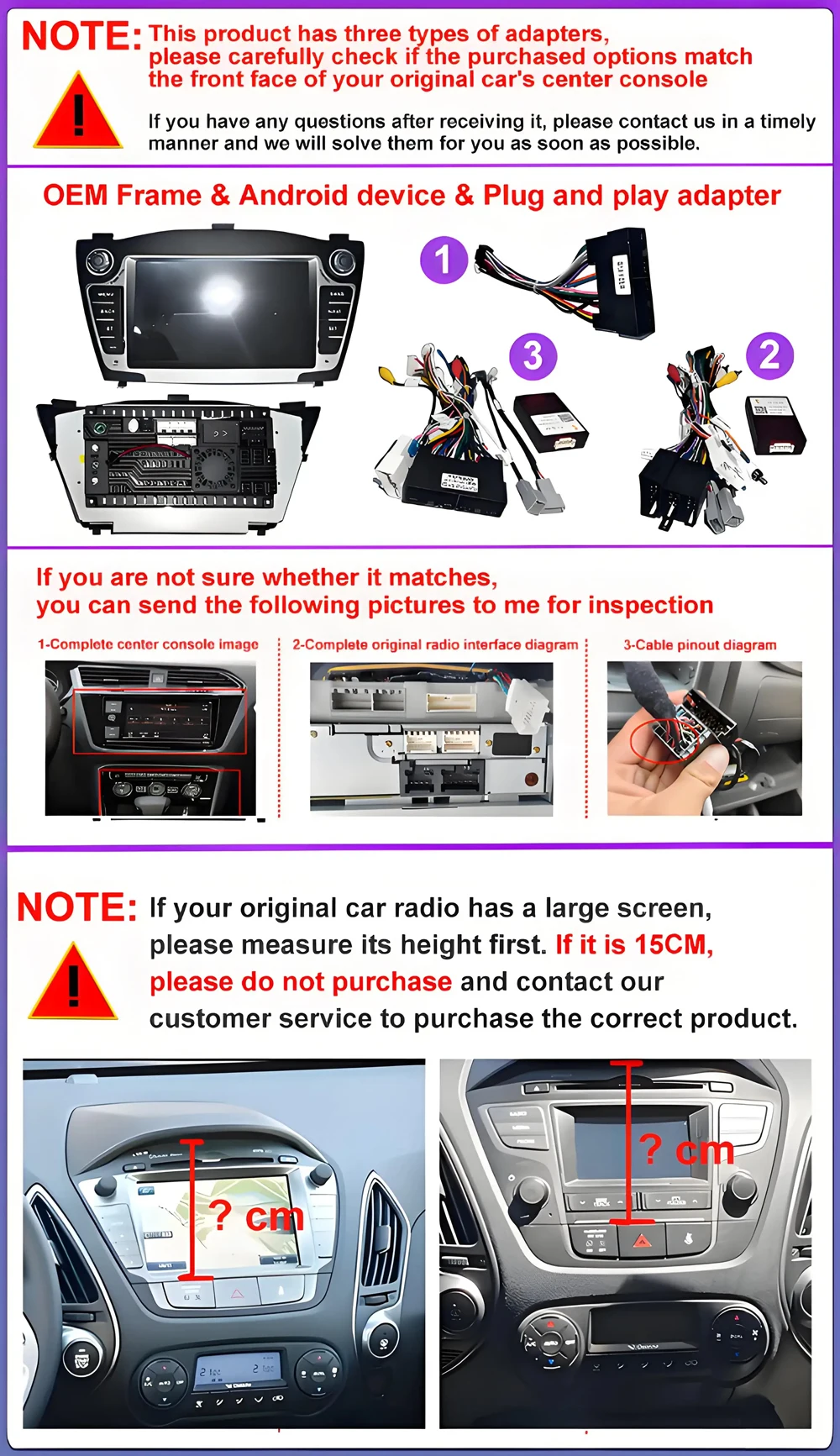 Android 16 Carplay For Hyundai IX35 Tucson 2 LM 2009 - 2015 Car Radio Multimedia Video Player QLED Screen GPS Navigation WiFi 5G