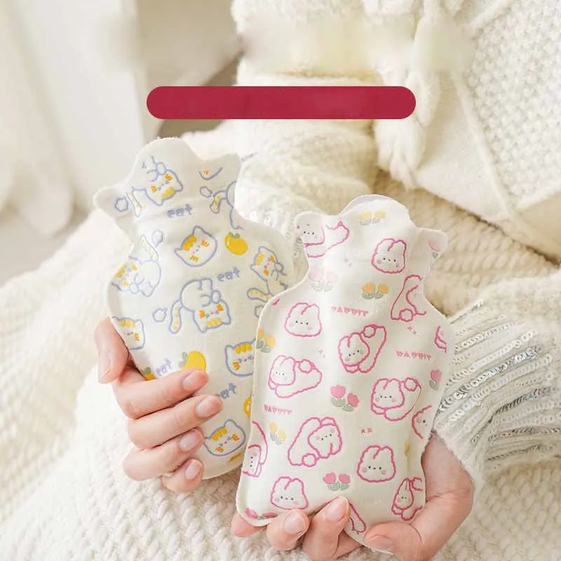 Children's Hot Water Bag For Warm Stomach Water Injection Style Cartoon Mini Size Student Hot Compress Warm Hot Water Bag ZJ401