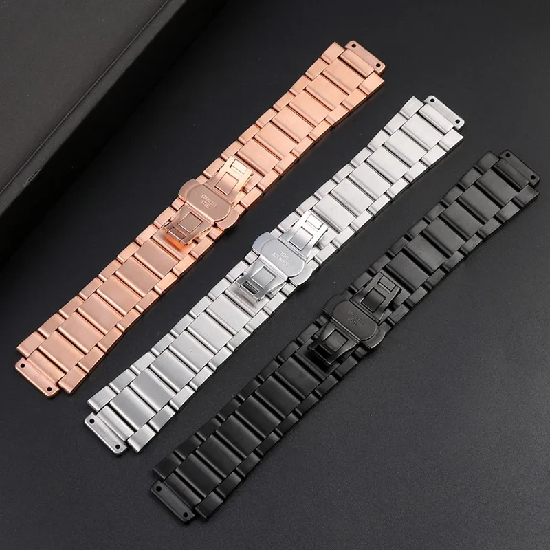 For Hublot Yubo Watch Strap Big Bang Classic Fusion Men Women Solid Stainless Steel Watchband Bracelet 27mm*19mm