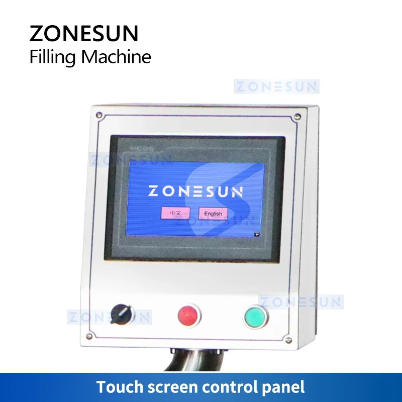 ZONESUN Automatic Volumetric Rotary Cup Granule Filling Machine 30L Hopper Peanuts Snacks Rice Packaging Equipment ZS-KL01S