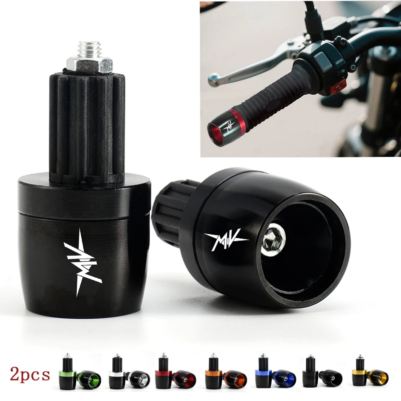 Motorcycle CNC Handle Bar Handlebar Grips Cap End handle Plugs cap For MV Agusta 675 800 Brutale 800 1000 Turismo Veloce RC