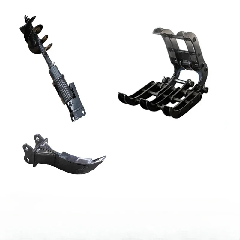 Small crawler excavator quick replacement attachments, house demolition breaker, bridge multi-purpose