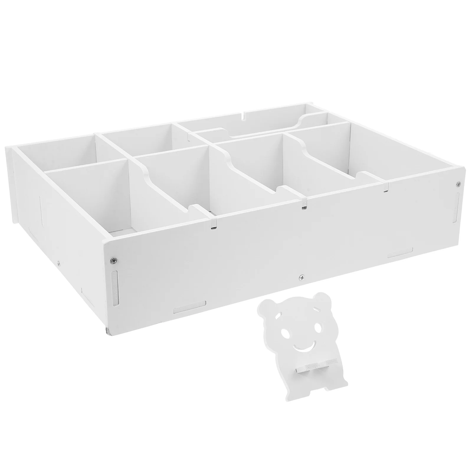 

Creative Compartment Organizer Box Desktop Storage Tray For Office Supplies Makeup Coins Kids Desk Bathroom Drawer Organizers