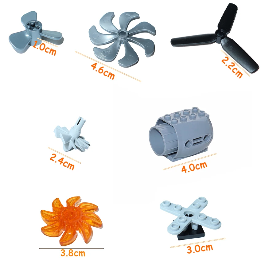 Propeller Driven Aircraft Engine Building Block MOC Technical Assembles Brick 41530 2479 2460 87751 43122 43121 15790 6041 18753