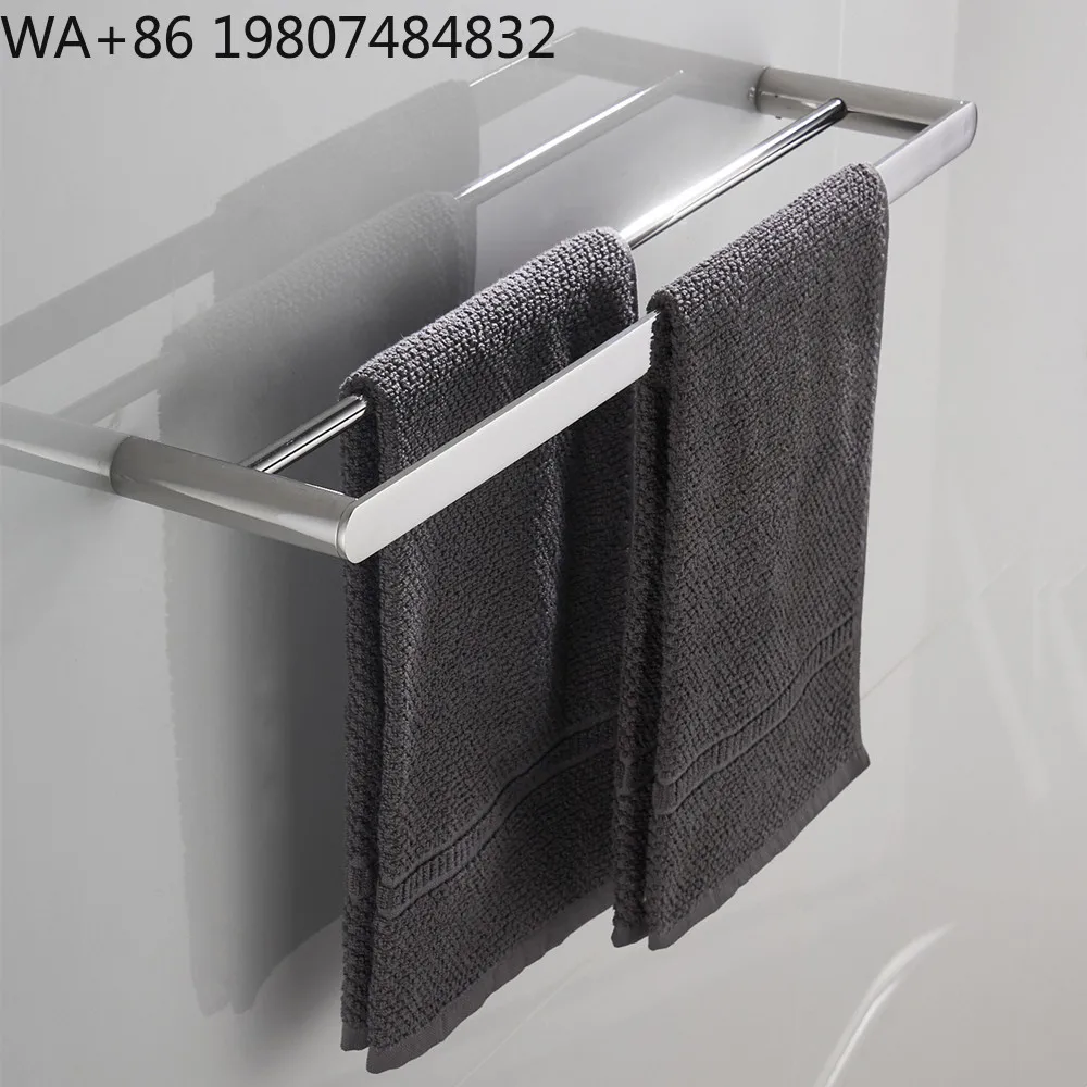 LED Temp Display Towel Drying Shelf Black White Constant Warm Rail Timing Adjustment Bathroom Hotel Wall Mount Storage Rack view 4
