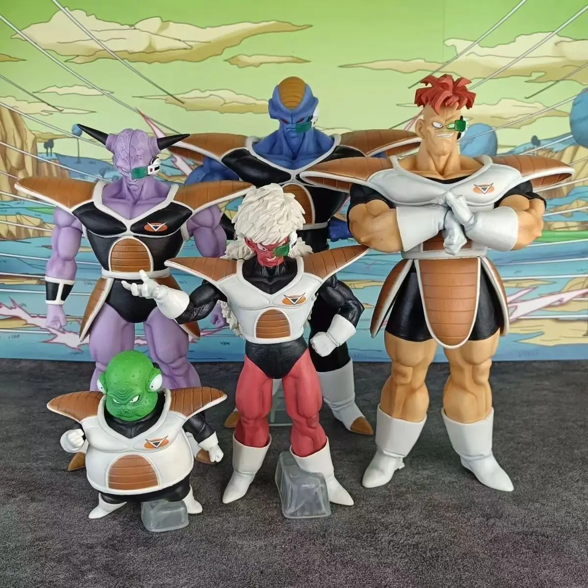 Dragon topu Z Ginyu kuvvet Anime figürü Jeice Ginyu Guldo Recoom Burter heykelcik Pvc aksiyon figürleri koleksiyon modeli oyuncak bebekler