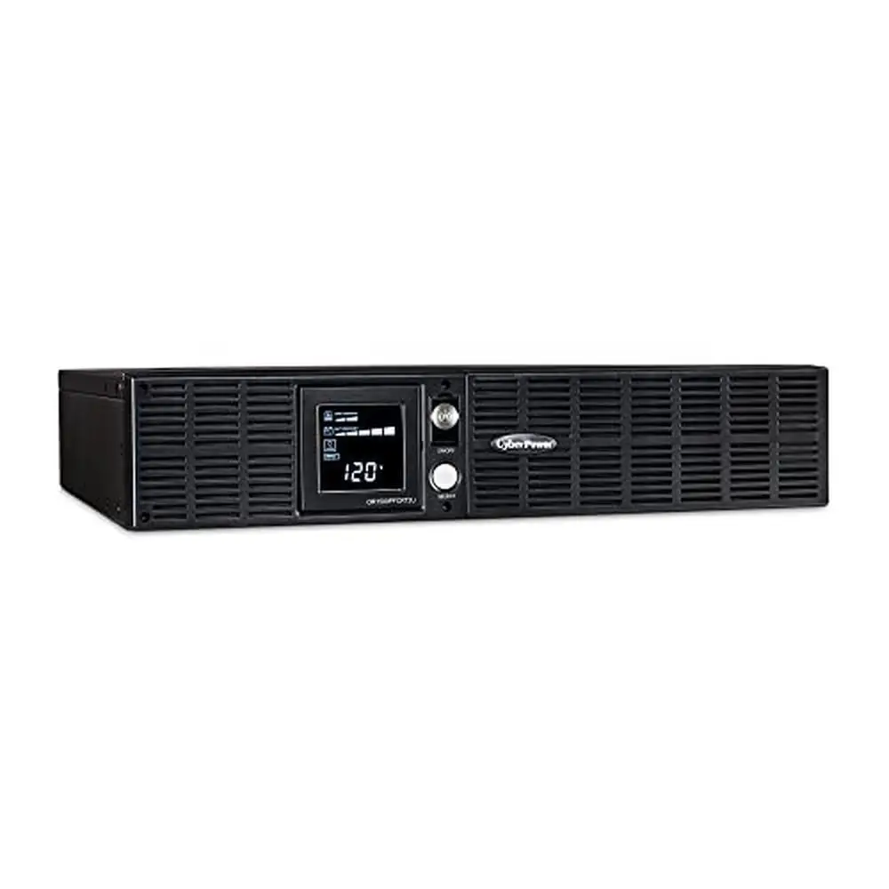 1500VA PFC Sinewave UPS System 8 Outlets Rotatable LCD AVR Rack/Tower