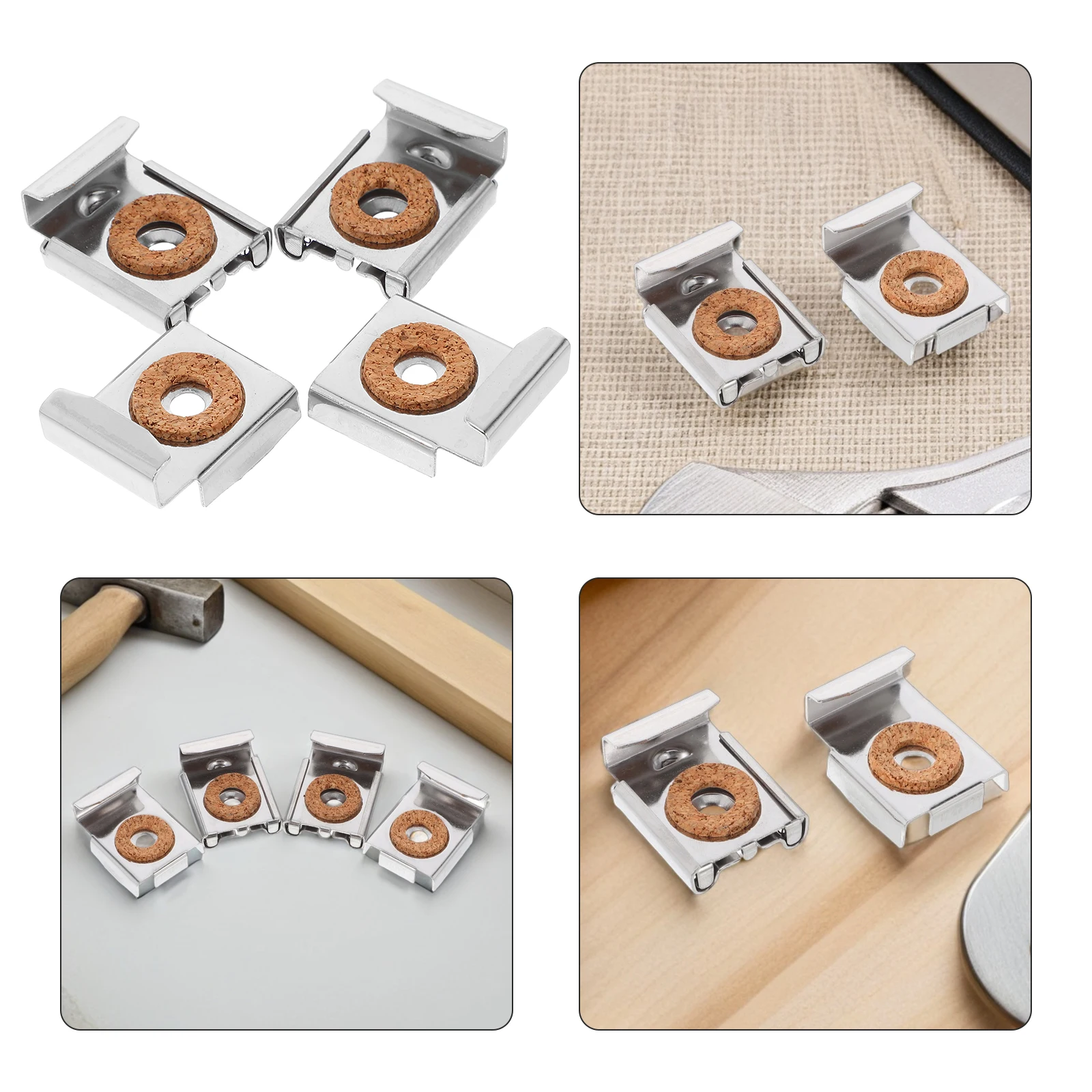 

Mirror Clip Hardware Brackets for Braces Glass Fixing Securing L-shape Corner Stainless Steel 304 Frameless