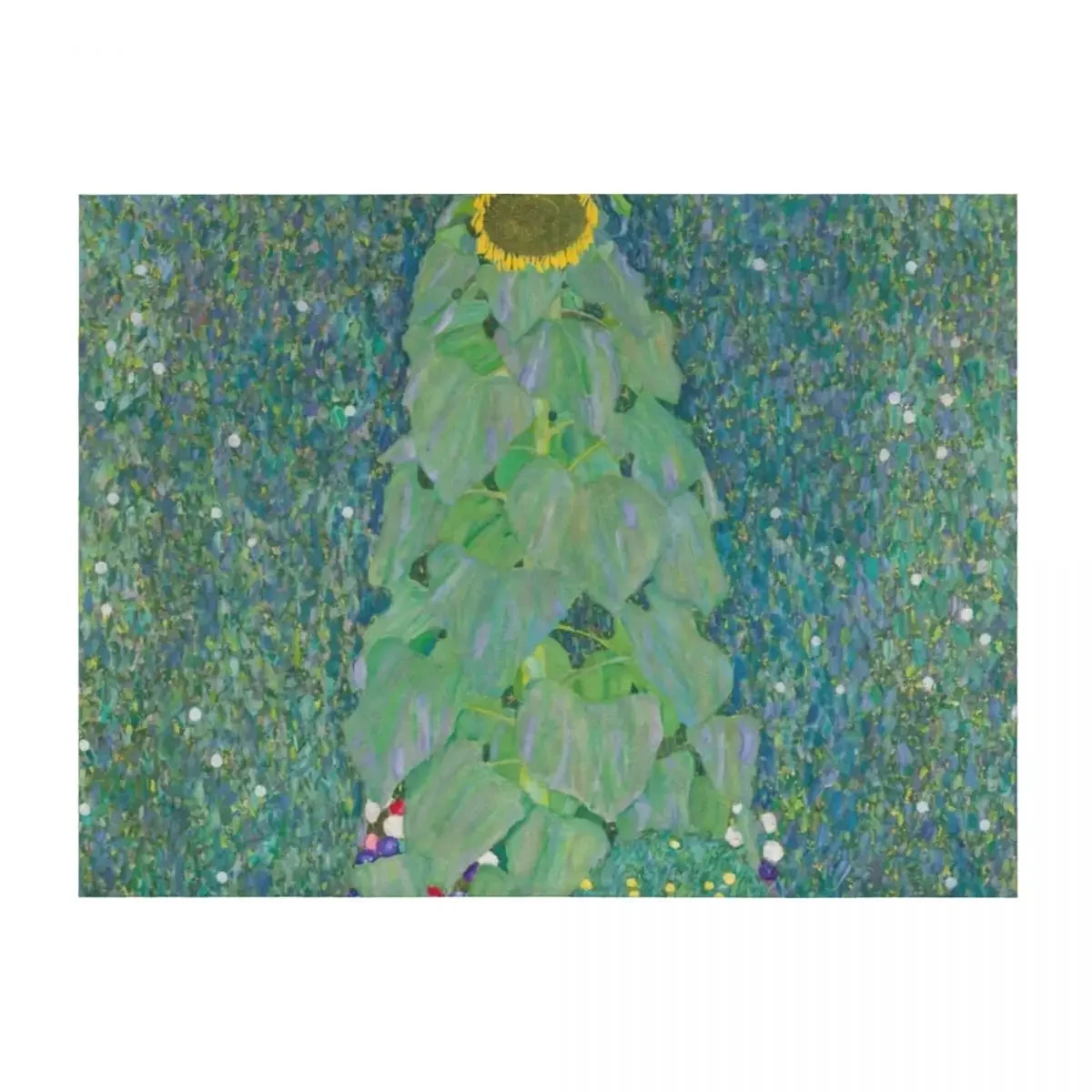 

Gustav Klimt - Sunflower Throw Blanket For Baby Plush Polar sofa bed Blankets