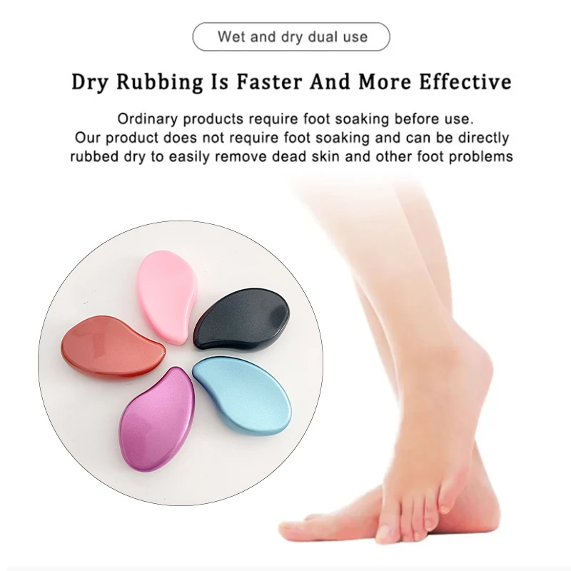 Nano Glass Foot File Rasp Foot Scrubber Callus Dead Skin Remover Foot Grinder Grinding Stone Women Men Feet Care Pedicure Tools