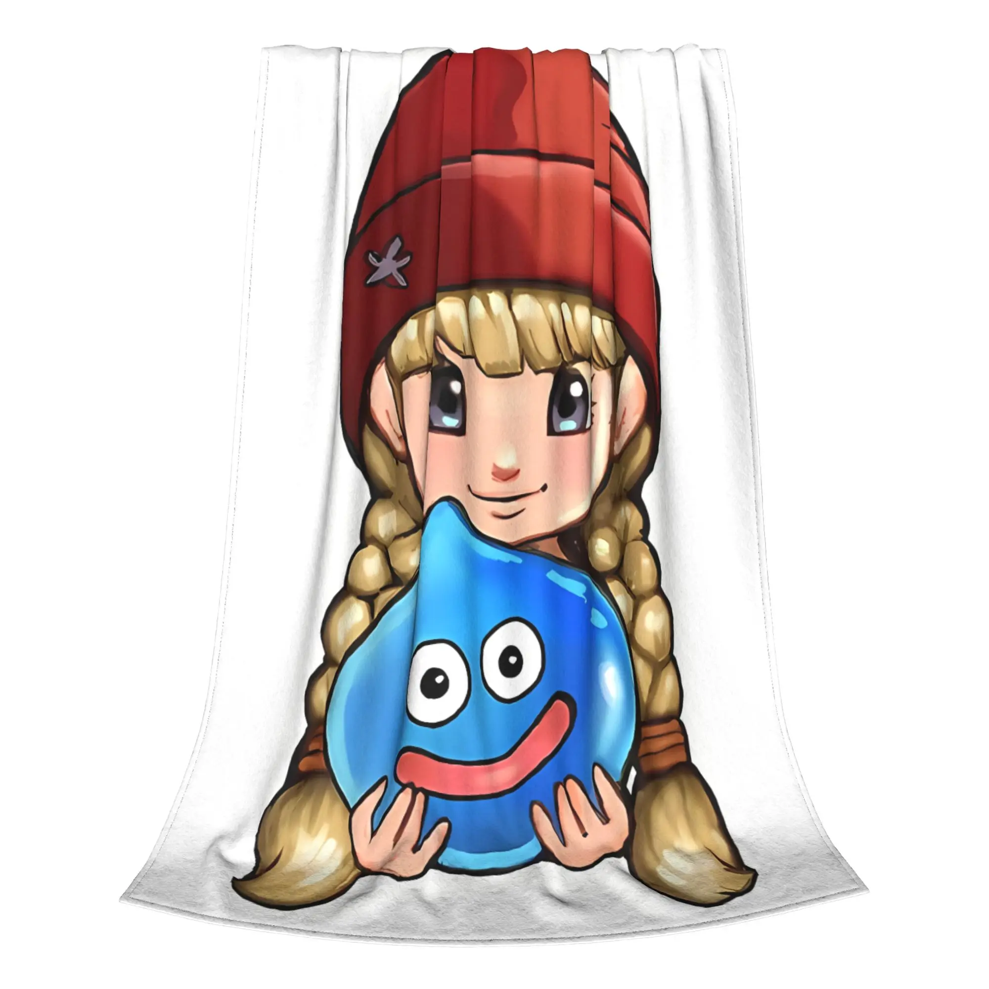 1PC Home Cutecore Adventurer Group Dragon Quest Blanket Super Cosy Plush Home Living Room Sofa Halloween
