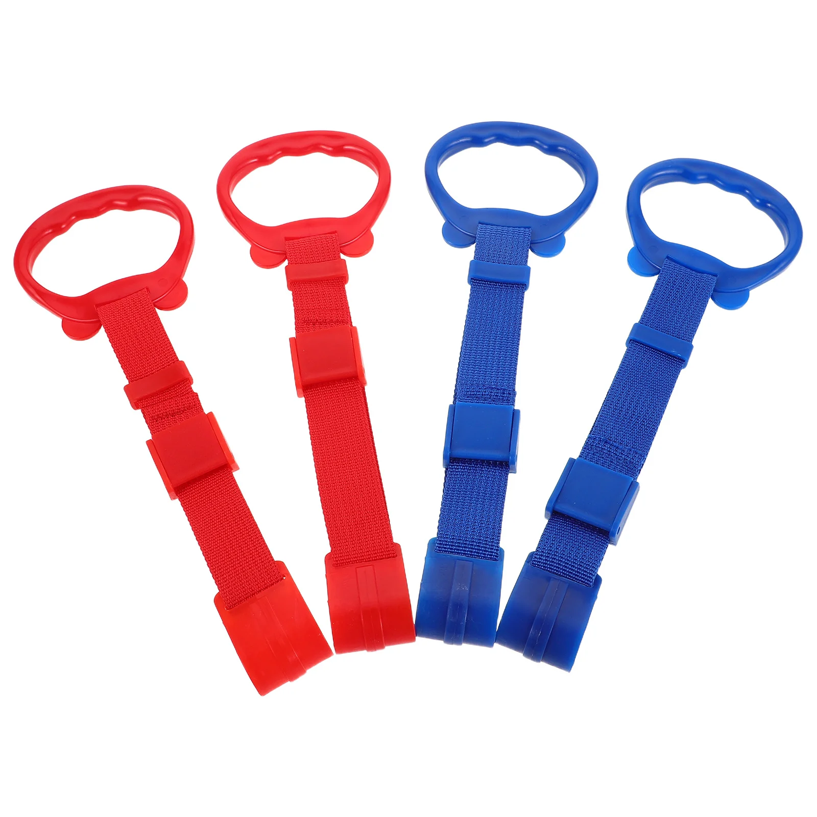 

4Pcs Gymnastics Rings Sturdy Pull Up Rings Walking Tool Nursery Crib Fitness Ring Indoor Exercise Equipment