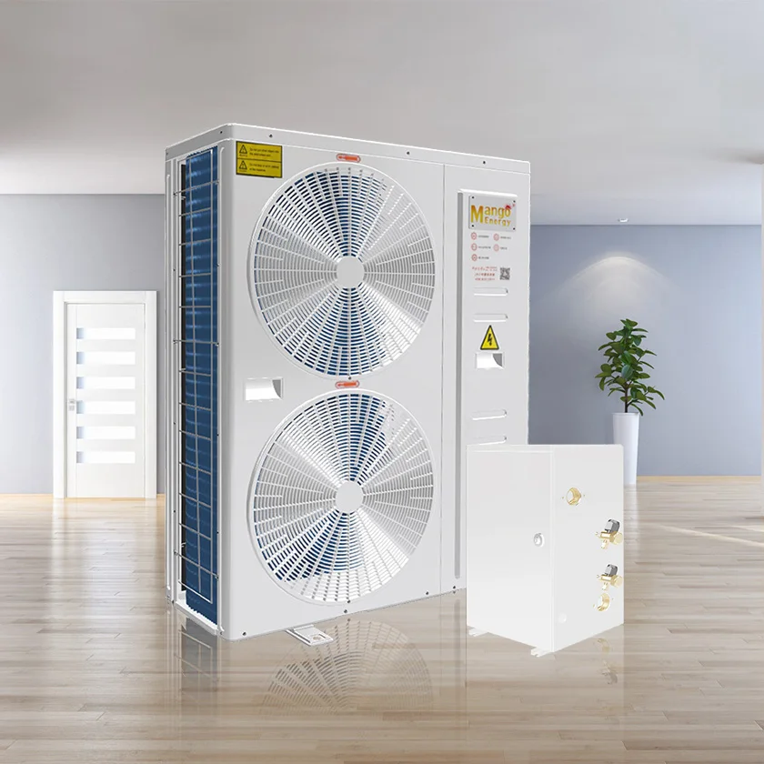 Hot Sell R410A 19-39kW DC Inverter Stainless Steel Household Solar Air-to-Water Split Heat Pump Water Heater with WIFI