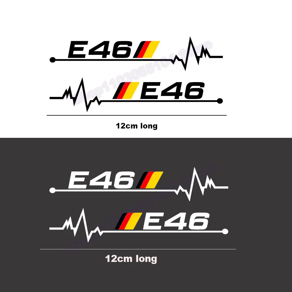 ملصق مرآة الرؤية الخلفية للسيارة ، ملحقات السيارات ، بي دبليو E30 ، E34 ، E36 ، E39 ، E46 ، E60 ، E87 ، E90 ، 2x #2