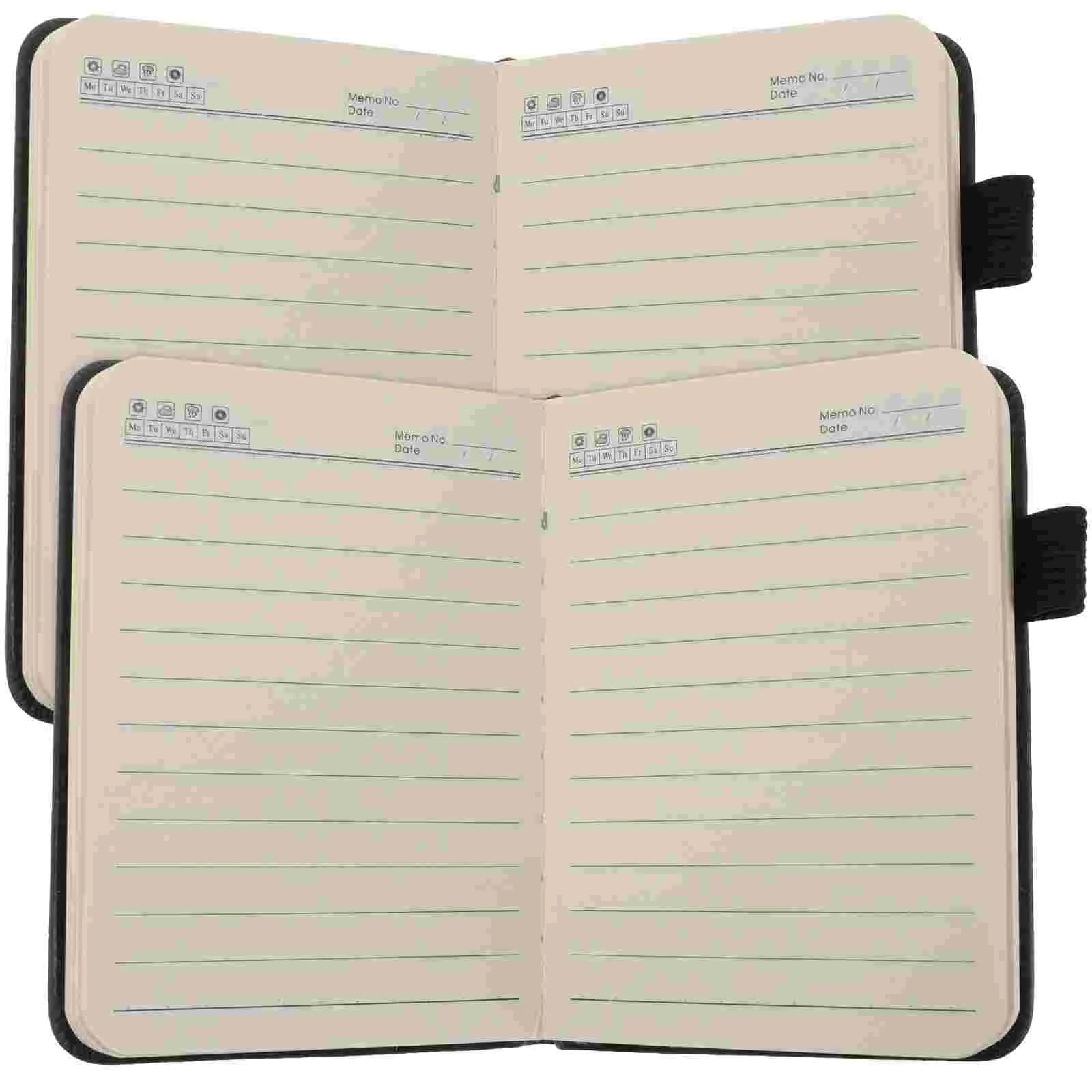 Mini bloc-notes professionnel inspirant, carnet de notes, journal, 2 pièces