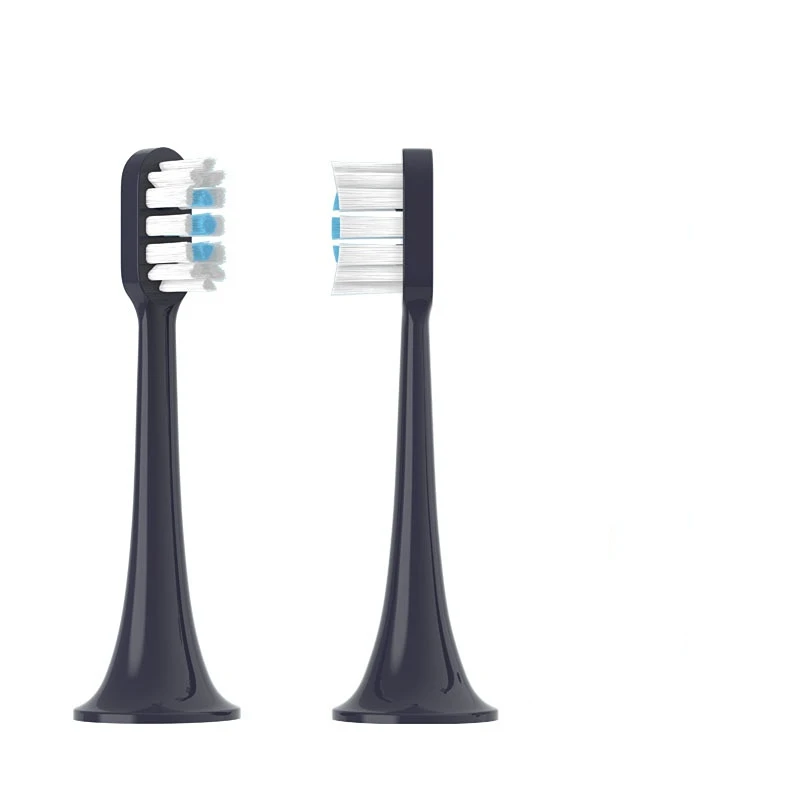 샤오미 미지아 T300, T500, T700 용 교체 브러시 헤드, 음파 전동 칫솔, 부드러운 강모 노즐, 캡 진공