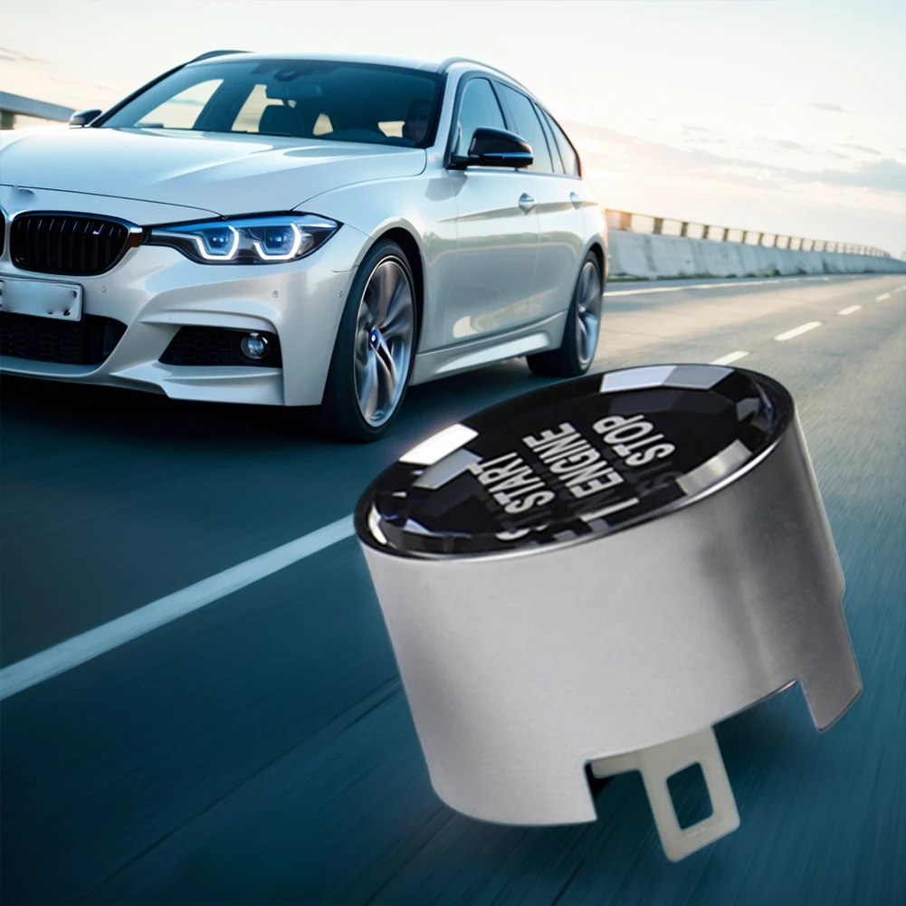 محرك السيارة بدء إيقاف التبديل غطاء أزرار محرك السيارة بدء زر التوقف التبديل غطاء تغليف ل X1 X3 X4 X5 F10 F11 F32 F33