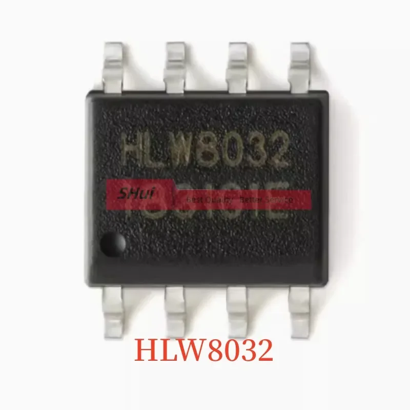 10 Stück HLW8032 HLW 8032 SOP-8 Hochpräziser elektrischer Energiemess-IC/Stromzähler-Chip