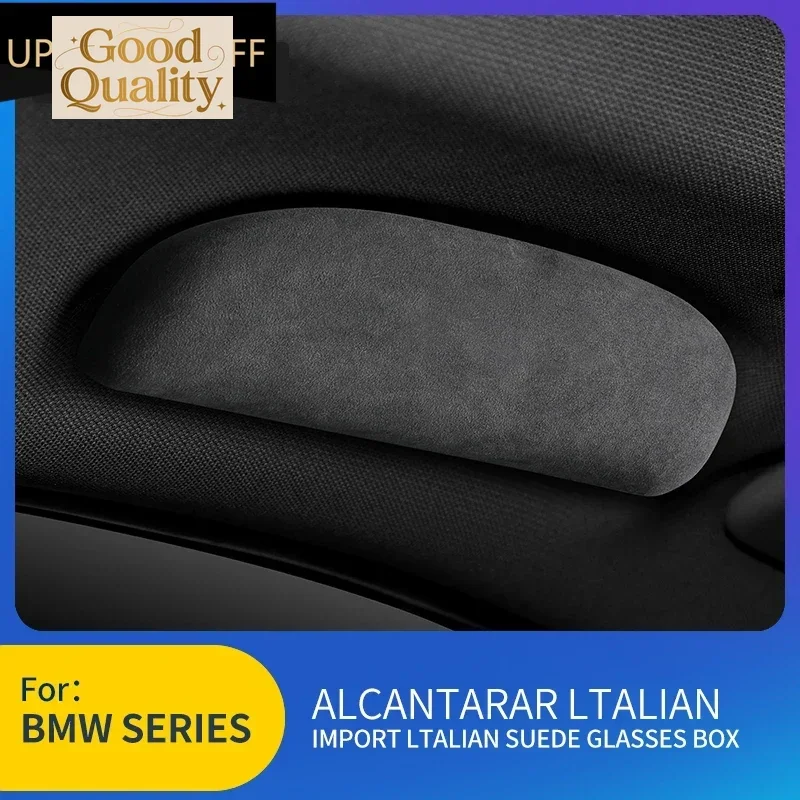 

Suede Car Glasses Case Storage Box Suitable For BMW 1 2 3 5 7Series GT X1 X2 X3 X5 X7 Auto Sunglasses Holder Accessories