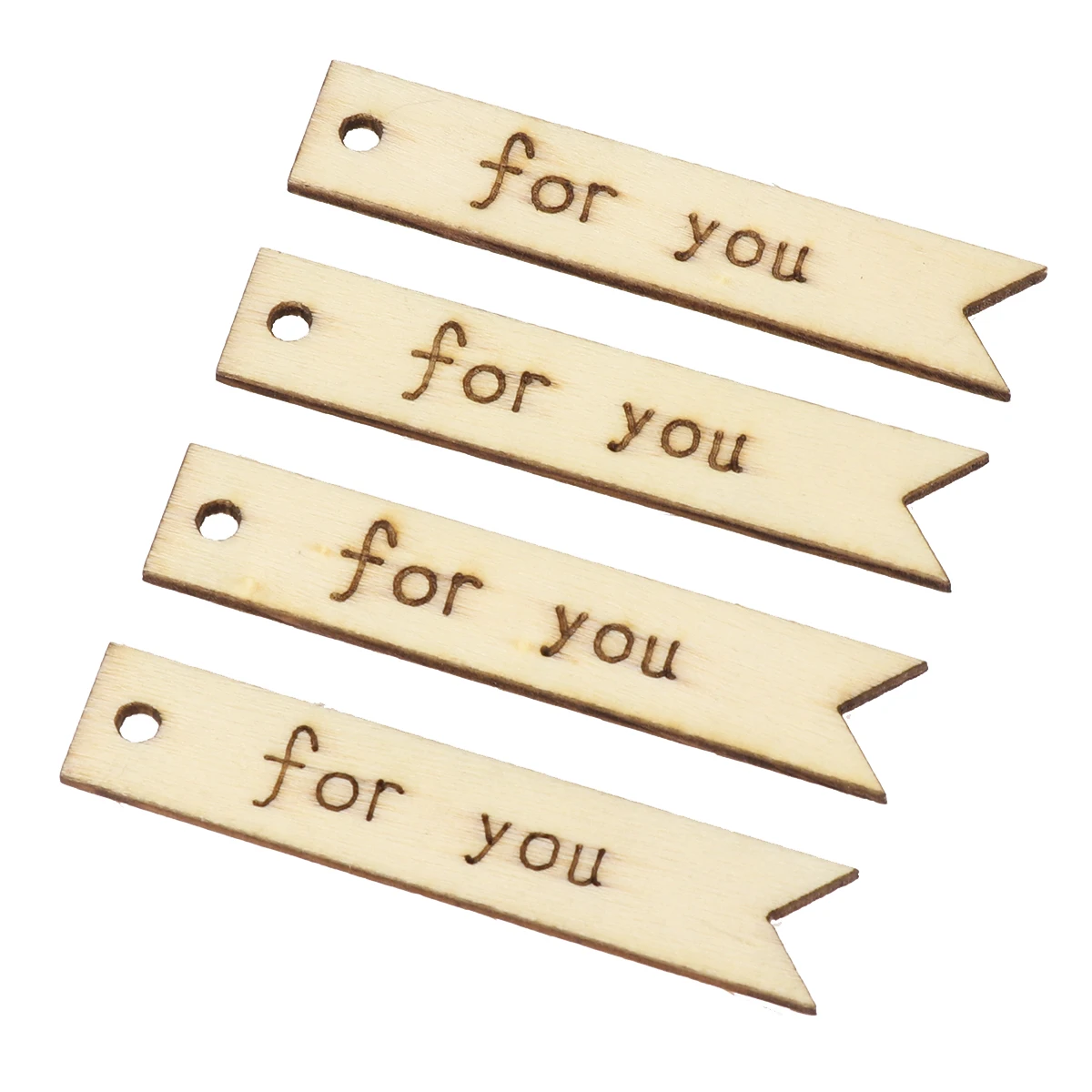 

60 Pcs Letter Plate Wooden Cutouts for DIY Crafts Baby Shower Photo Props Christmas Ornaments House Decor Sewing