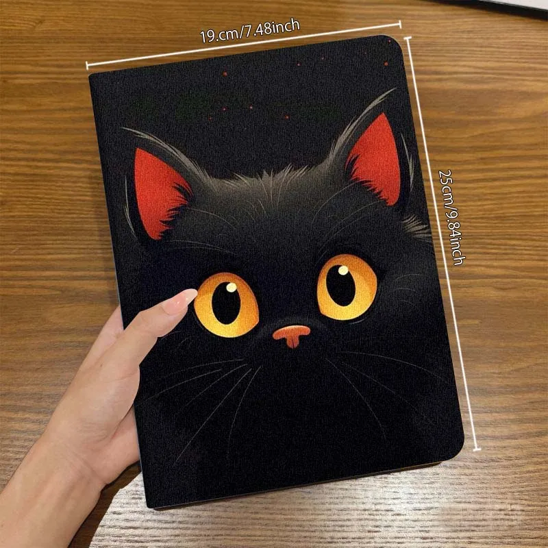

Creative Cute Black Cat Pattern For Xiaomi Redmi Pad 2 7 8 6 6S 5 4 SE Pro 8.8 11 8.7 11.2 12.4 Ultra Plus Max Tablet Case
